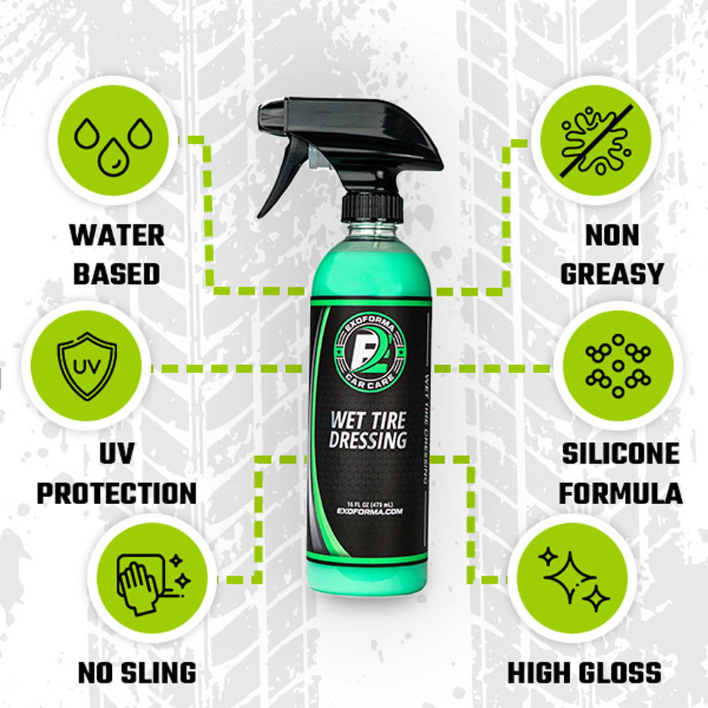 TireShine Spray – Instant Tire Gloss